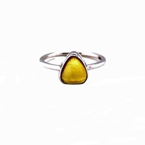 ❤️ HONEY DROP STERLING SILVER RING